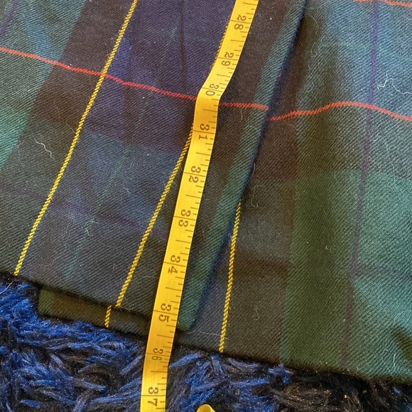 Vintage Authentic Escada Green Plaid Tartan Blazer Size 42 Mad OG Status - Picture 9 of 15